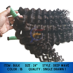 ผมต่อเกรดพรีเมี่ยมแบบอินโดนีเซียผมลอนธรรมชาติเป็นลอนลึกผม100% ผมดัดผมบริสุทธิ์แบบไม่พันกัน - Product Image 6