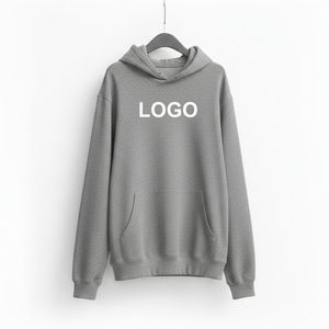 Sweat-shirt à capuche unisexe en molleton de coton personnalisé, coupe oversize, pour hommes et femmes, vente en gros - Product Image 5