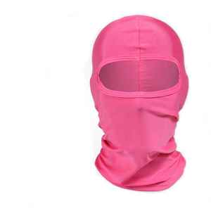 Masque facial balaclava unisexe noir personnalisable de conception professionnelle, en coton et polyester, respirant, imperméable, réglable, pour l'extérieur - Product Image 5