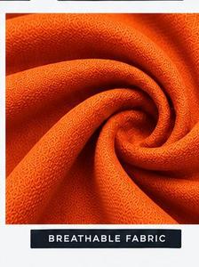 Men's <b>Orange</b> Quick Dry Sporty <b>T</b>-<b>Shirt</b> Crew Neck Solid Color Knitted 95% Cotton Eco-Friendly Silk Screen Printed Summer Fitness - Product Image 4