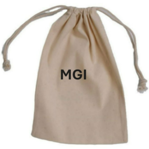 Luxury Custom Printed 100% Organic Cotton Drawstring <b>Bag</b> New Eco-Friendly Trendy Reusable <b>Medium</b>-<b>Size</b> Promotional Packaging <b>Bag</b> - Product Image 2