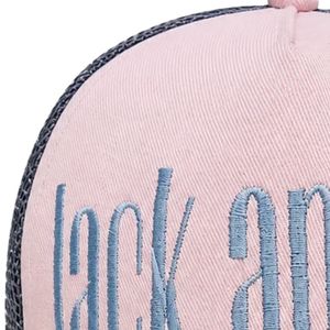 Casquette de camionneur Jack and Jill classique en maille respirante, réglable avec fermeture snapback, unisexe, pour événements en plein air et équipes - Product Image 3