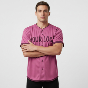 Maillot de baseball en promotion pour hommes – Faible MOQ – Uniforme de baseball - Product Image 1