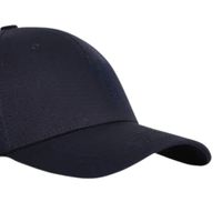 Casquette de baseball noire pour homme, minimaliste, couleur unie, visière incurvée, sangle réglable, style décontracté, chapeau de sport, logo personnalisé, vente en gros