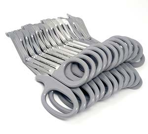 Ciseaux médicaux FENTEX, lot de 12, certifiés CE, 7,25 pouces, en acier inoxydable, gris - Product Image 1
