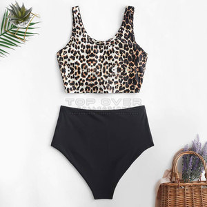 Meilleures ventes : Ensembles de bikinis 2 pièces pour femmes, faible MOQ, couleur personnalisée, logo frontal, dernier design, Spandex/Polyester, coupe-vent et respirant - Product Image 4