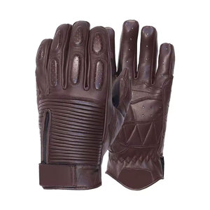 Gants de moto de course de haute qualité à doigts entiers, gants de moto robustes en cuir véritable imperméables pour unisexe - Product Image 3