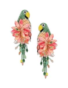 Handmade Embroidery Summer Earrings for Women <b>Girls</b> Fashion Jewelry Seed Beads Trendy Style for India - Product Image 6