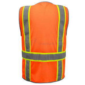 Custom Design <b>Safety</b> Vest High Vis <b>Safety</b> Vest Best Quality Work Wear <b>Safety</b> Vest For Online Sale - Product Image 2