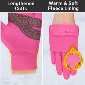 Guantes de Correr de Invierno Hechos a Medida, Unisex, Impermeables, con Pantalla Táctil, Antideslizantes, Protección UV, Ecológicos, Dedos Completos - Product Image 2