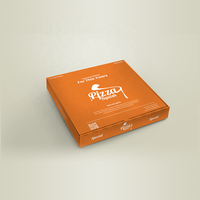 Cajas Plegables para Pizza, Personalizadas, Ecológicas, con Laminado Mate, Relieve, Cartón Corrugado, Materiales Reciclados, para Papas Fritas y Sushi