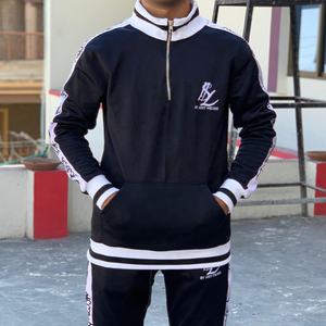 Haut et pantalon de survêtement en polyester pour hommes personnalisés Survêtement de fitness de haute qualité - Product Image 6