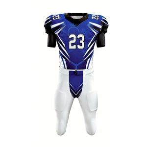 Nouvelle Arrivée - Ensembles d'uniformes de football américain pour hommes, personnalisables, vente en gros, manches courtes, respirants, grandes tailles pour équipe, MOQ 10 ensembles - Product Image 2