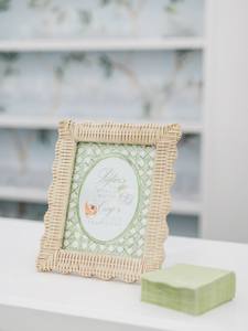 Luxury Handmade Rattan Photo <b>Frame</b> Decorative <b>Wedding</b> Table Display Wicker Picture Holder for Home and Reception Event Styling - Product Image 1