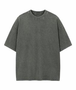 เสื้อยืดคอกลมแขนสั้นทรงโอเวอร์ไซส์สำหรับผู้ชาย ผ้าคอตตอนเจอร์ซีย์เนื้อหนัก 220 กรัม ซักแล้ว ใส่สบาย ระบายอากาศได้ดี เป็นมิตรต่อสิ่งแวดล้อม - Product Image 1