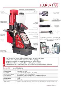 Machine à percer Roth Wolf Commando, diamètre de perçage maximal 50 mm, haute rigidité, facile à utiliser - Product Image 4