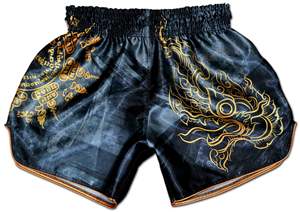 กางเกงมวยไทยดีไซน์ใหม่ล่าสุด แห้งเร็ว พิมพ์ลายตามสั่ง คุณภาพสูง - Product Image 2