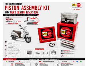 Jeu de segments de piston SPL pour Hero Destini, segments en acier authentiques pour réparation et remplacement de moteur, diamètre de trou de 52,40 mm - Product Image 4