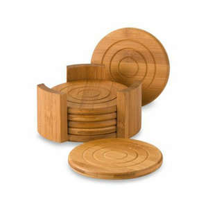 Wooden Coasters Tea Cup Mats Dining <b>Table</b> Heat Resistant Mat for Home and Office Functional for Long Time - Product Image 3