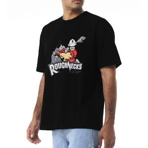 Camisetas de algodón para hombre con impresión personalizada en relieve 3D / camisetas con estampado en relieve para hombre a precio económico - Product Image 1