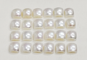 ไข่มุกน้ำจืดทรงเหลี่ยมสีขาว AAA ขนาด 4-6 มม. สำหรับทำเครื่องประดับ ราคาขายส่ง - Product Image 5