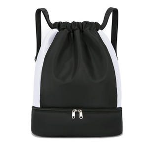 Multipurpose Drawstring Gym <b>Backpack</b> with Independent Shoe Compartment Waterproof Sport Bag for Swimming Travel bag <b>student</b> bag - Product Image 1