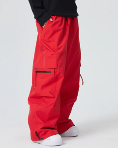 Pantalon de ski chaud d'hiver, pantalon de ski ample pour l'extérieur, pantalon de snowboard ample pour femme, vêtements de snowboard coupe-vent pour homme, pantalon imperméable surdimensionné - Product Image 2