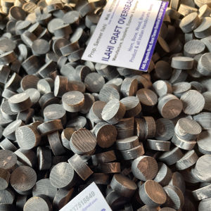 Boutons en corne de buffle en gros, noirs, tailles 16mm/19mm/21mm/23mm/26mm/29mm/31mm pour accessoires vestimentaires - Product Image 1