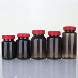 Suplementos Dietéticos Médicos, Botellas de Medicina de Plástico PET Marrón Ecológicas, Servicio de Serigrafía Personalizado para Tabletas y Jarabes - Product Image 5