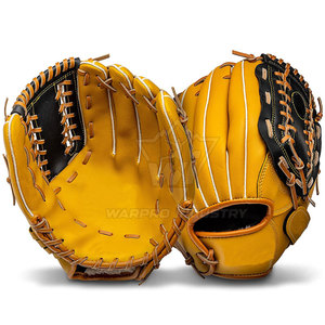 Guantes de Béisbol de Cuero Sintético de Alta Calidad con Diseño de Palma Suave para Entrenamiento, Competencia y Práctica Diaria - Product Image 1