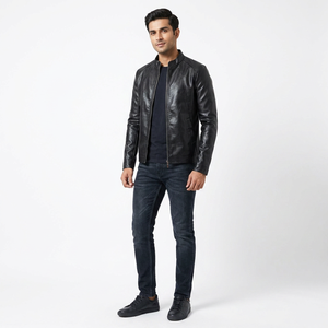 Chaquetas de Cuero para Hombre en Venta al Mejor Precio, Transpirables, Impermeables, Tallas Grandes, Chaqueta de Cuero Personalizada para Hombre - Product Image 5