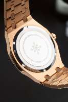 Boîtier en acier inoxydable résistant à l'eau de 38,5 mm avec mouvement MIYOTA, montre à quartz Ronda pour homme, Alexander Ferros 6332R/05, saphir