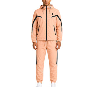 Ensemble de vêtements de sport pour homme, coupe-vent, pour la course à pied, la remise en forme, la salle de sport, les voyages et un usage quotidien confortable - Product Image 1