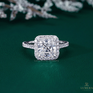 Anillo de Compromiso con Diamante Ovalado de 1.5 Quilates, con Piedras Redondas Decorativas, Claridad VS1, Oro de 18k, Joyería Nupcial Certificada de Lujo - Product Image 1