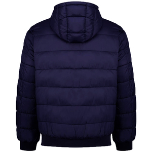 Chaqueta de poliéster acolchada negra de alta calidad para hombre, chaqueta bomber personalizada para hombre, OEM. - Product Image 6