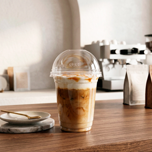 Quang Quan Transparent Disposable Single Wall PP Round <b>Cups</b> 12-16-24oz 95mm Diameter For Hot/<b>Cold</b> Beverages Milk Tea Juice - Product Image 1