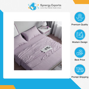 ผู้จัดจำหน่ายระดับโลกจำหน่ายชุดผ้าปูที่นอนโพลีเอสเตอร์ 4 ชิ้น 135 GSM คุณภาพดี ทนทาน อายุการใช้งานยาวนาน ในราคาตลาดลดพิเศษ - Product Image 5