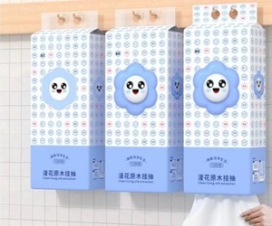 Biodegradable Wood Pulp Wall Hanging <b>Tissue</b> 3 Ply Bathroom <b>Tissue</b> <b>Paper</b> High Quality Wall Mounted <b>Tissue</b> Supplier Manufacturer - Product Image 2