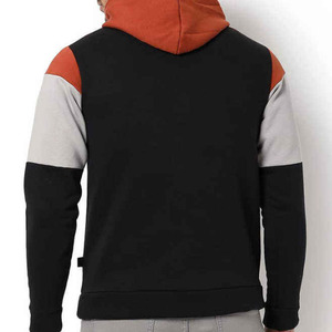 Pull-over respirant en molleton 100 % coton de haute qualité, 3 tons de couleur, broderie personnalisée du logo, pour homme, automne, 450 g, poids lourd - Product Image 5