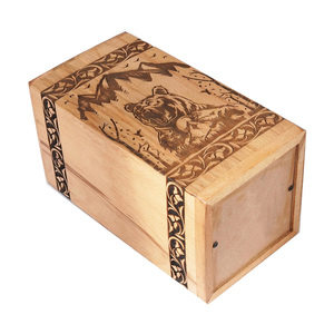 Large Solid for Wood Modern Eco-Friendly Handmade Cremation Urn for <b>Pet</b> <b>Ashes</b> Indian Manufacturer Adult Size Laser Engraved - Product Image 3