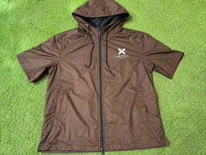 Parka de bain unisexe personnalisé imperméable à capuche et manches courtes, séchage rapide, avec fermeture éclair intégrale pour la natation, le surf, la plage et la piscine - Product Image 6