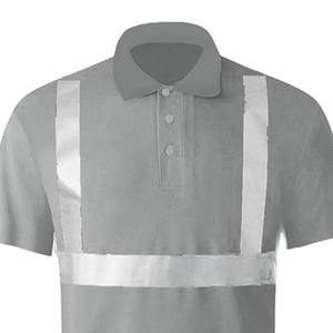 Camiseta Polo de Seguridad de Poliéster con Diseño Personalizado, Logotipo Personalizado, Malla de Algodón y Poliéster, Secado Rápido, Transpirable, Ligera y Reflectante - Product Image 3