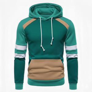 Sudadera con Capucha Unisex con Paneles de Color, Personalizada con Logotipo, Sudadera Informal de Gran Gramaje (500GSM) con Impresión Serigrafiada - Product Image 4