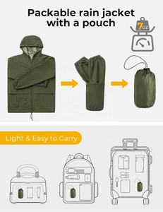 Chaquetas Cortavientos Personalizadas de Alta Calidad para Entrenadores, Chaquetas para Correr al Aire Libre, Chaqueta de Ciclismo con Cremallera para Hombre - Product Image 3