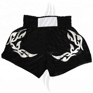Pantalones Cortos de Boxeo en Oferta, Diseño Personalizado Unisex, Artes Marciales, Muay Thai, Kick Boxing, Elásticos, Transpirables, 100% Poliéster - Product Image 3
