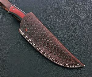 Cuchillo de caza de hoja fija de acero inoxidable Sizzco, hermoso mango de Micarta con regalo de madera para él, OEM personalizable - Product Image 5