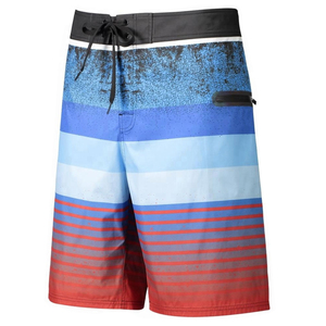 Shorts pour hommes en polyester/coton respirant de qualité supérieure, imprimés numériquement, personnalisables en gros, OEM/ODM, avec taille élastique - Product Image 4