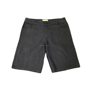Pantalones Cortos Vaqueros Holgados de Verano para Hombre, Estilo Vintage, de Alta Calidad, con Bolsillo Bordado, Color Oscuro - Product Image 3