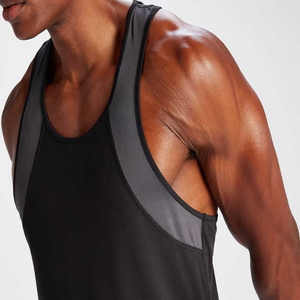 Latest Fitness Custom <b>Stringer</b> Tank Top <b>Men</b> Plain Printed Gym <b>Vest</b> Casual Eco-Friendly Breathable <b>Stringer</b> Tank Top - Product Image 6