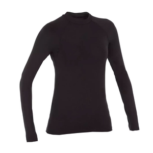 High-quality Fitness Breathable Compression <b>Tops</b> Adults Customize Made Women Gym Wear Workout Long Sleeve Shirts 100% Polyester - Product Image 1